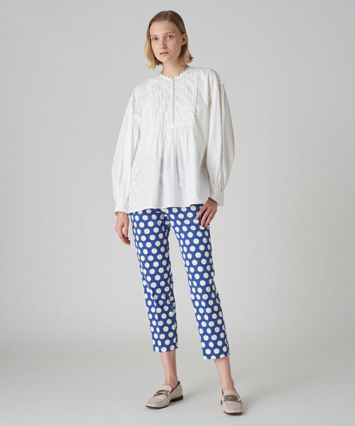 ホワイトコンビネーション サークルレースブラウス TOMORROWLAND （トゥモローランド）の「ホワイトコンビネーション