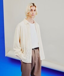 tk.TAKEO KIKUCHI | ダイヤレース長袖シャツ(シャツ/ブラウス)