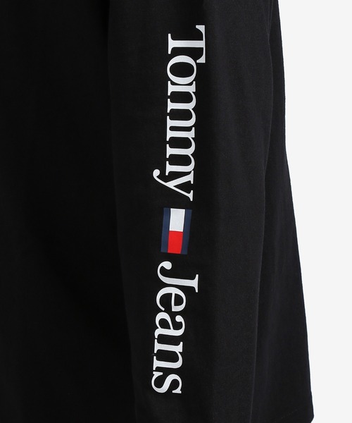 tommy jeans(トミー ジーンズ)の「ライナーロゴロングスリーブスケートTシャツ(Tシャツ/カットソー・メンズ・ホワイト/ブラック・SMALL/MEDIUM/LARGE/X-LARGE/X-SMALL)」の8枚目の写真