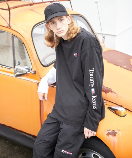 tommy jeans(トミー ジーンズ)の「ライナーロゴロングスリーブスケートTシャツ(Tシャツ/カットソー・メンズ・ホワイト/ブラック・SMALL/MEDIUM/LARGE/X-LARGE/X-SMALL)」の10枚目の写真