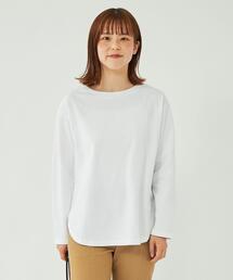 green label relaxing | 【WEB限定】［ SHORT /H148-155㎝］ボートネック ロンT(Tシャツ/カットソー)