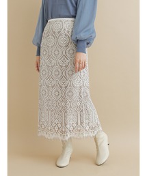 Te chichi | コードレースタイトスカート(スカート)