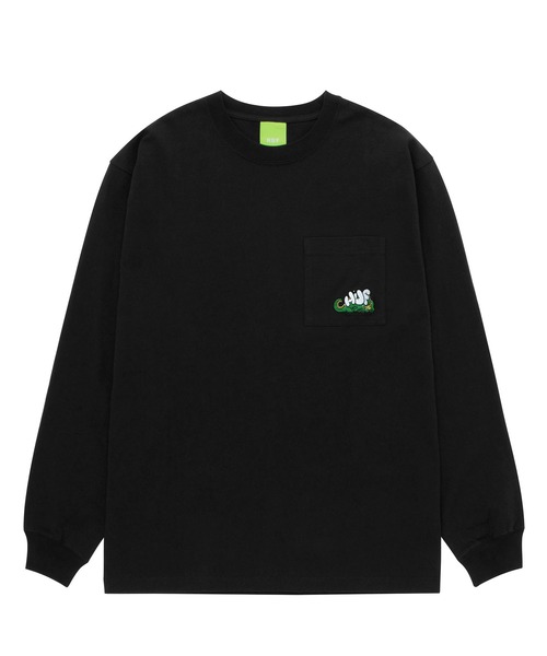 HUF(ハフ)の「MAGIC DRAGON POCKET LS TEE / HUF ロングスリーブ ポケットTシャツ(Tシャツ/カットソー・メンズ・ホワイト/ブラック/ベージュ系その他/ワイン・MEDIUM/LARGE/X-LARGE/XX-LARGE/SMALL)」の13枚目の写真