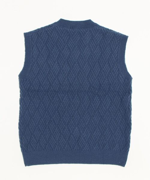 FUNALIVE（ファンアライブ）の「Sunsweet ニットベスト（ベスト・レディース・ネイビー/ホワイト/ブラック・L/M）」の16枚目の写真