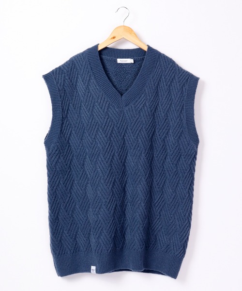 FUNALIVE（ファンアライブ）の「Sunsweet ニットベスト（ベスト・レディース・ネイビー/ホワイト/ブラック・L/M）」の22枚目の写真