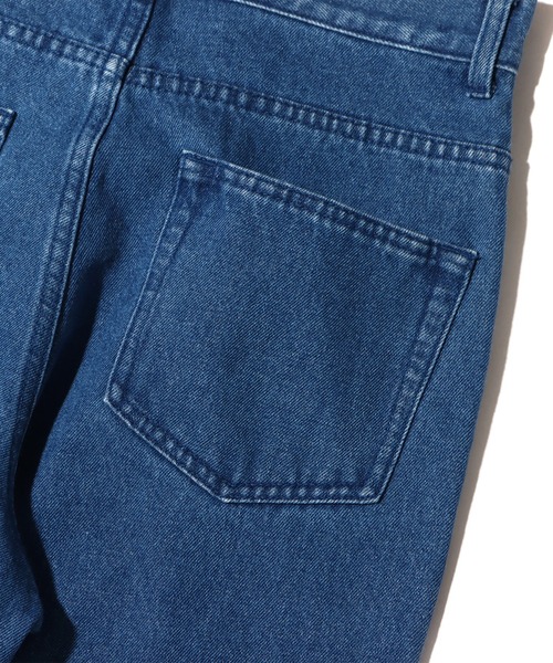 atmos pink（アトモスピンク）の「atmos pink 切りっぱなし デニムパンツ / アトモスピンク キリッパナシ デニムパンツ（デニムパンツ・レディース・ブルー/ブラック・M/L）」の6枚目の写真