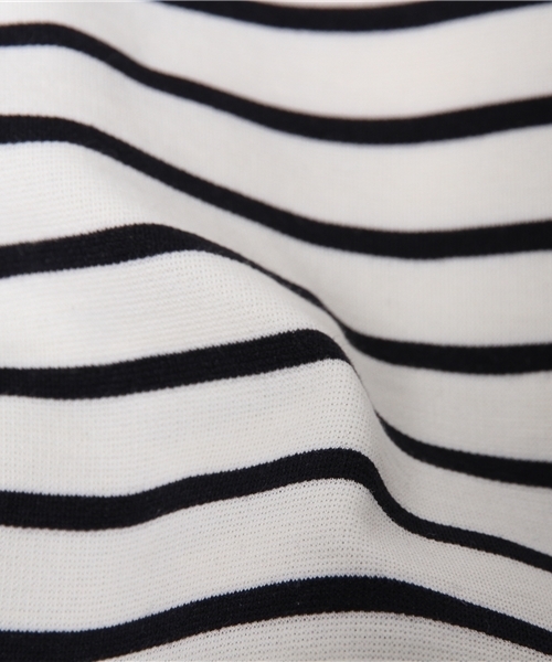 earth music&ecology（アースミュージックアンドエコロジー）の「【すきな丈スカート】ボーダーロングフレアスカート（スカート・レディース・アイボリー/ネイビー・FREE）」の10枚目の写真