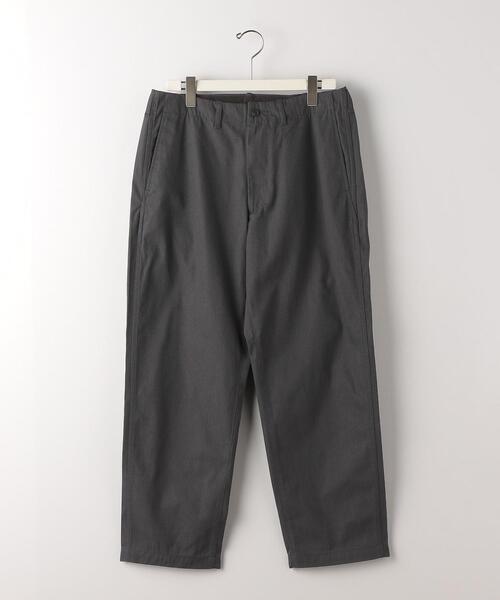 green label relaxing(グリーンレーベルリラクシング)の「FINE BASIC ハイツイストギャバ テーパード パンツ(チノパンツ・メンズ・ベージュ/ダークグレー・S/M/L)」の12枚目の写真