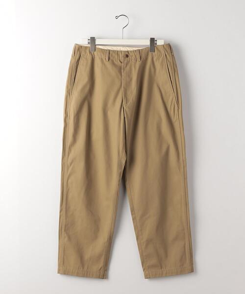 green label relaxing(グリーンレーベルリラクシング)の「FINE BASIC ハイツイストギャバ テーパード パンツ(チノパンツ・メンズ・ベージュ/ダークグレー・S/M/L)」の20枚目の写真