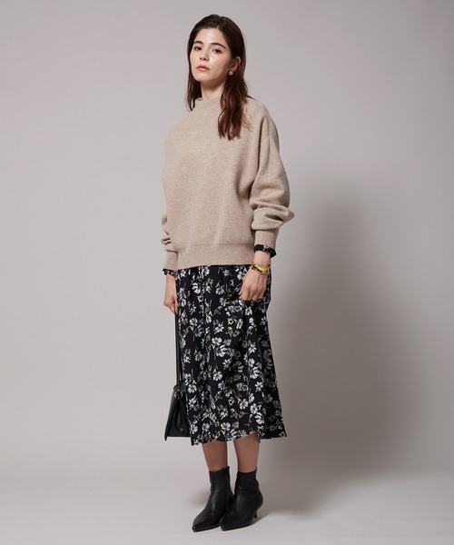 ROPE'（ロペ）の「ウエストタックシャツワンピース（シャツワンピース・レディース・ブラック/ネイビー・38/36）」の4枚目の写真