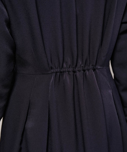 ROPE'（ロペ）の「ウエストタックシャツワンピース（シャツワンピース・レディース・ブラック/ネイビー・38/36）」の14枚目の写真