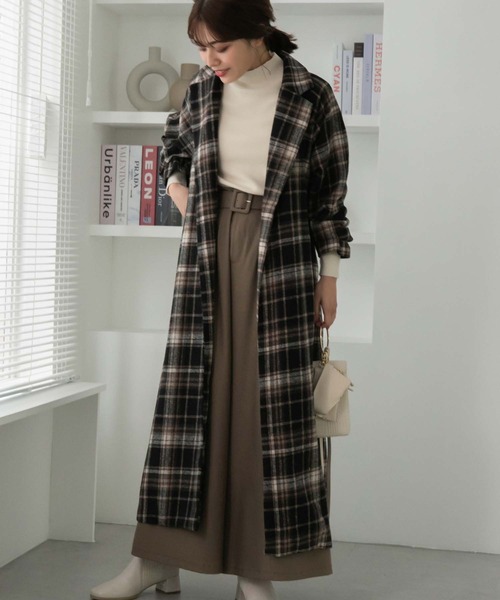 Edit Sheen(エディットシーン)の「ベルト付きワイドパンツ(その他パンツ・レディース・ブラック/ベージュ・M)」の22枚目の写真
