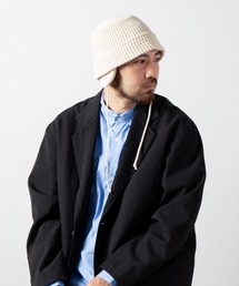 RACAL（ラカル）の「Ear-Pad Knit Bucket Hat / イヤーパッド付きニットバケットハット（ニットキャップ/ビーニー・レディース）」