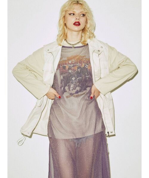 jouetie（ジュエティ）の「ステッチツイルオーバーベスト（ベスト・レディース・アイボリー/ブラック/カーキ・MEDIUM）」の20枚目の写真