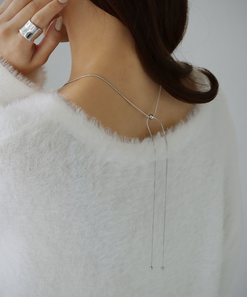 CLEIO（クレイオ）の「【cheriella】2wayメタルバースライドネックレス（ネックレス・レディース・シルバー/ゴールド・FREE）」の3枚目の写真