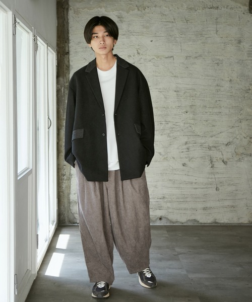 iisy（イージー）の「iisy / コーデュロイバルーンパンツ（その他パンツ・メンズ・ダークブラウン/ライトグレー/ネイビー・M/L/S）」の12枚目の写真