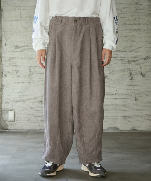 iisy（イージー）の「iisy / コーデュロイバルーンパンツ（その他パンツ・メンズ・ダークブラウン/ライトグレー/ネイビー・M/L/S）」の22枚目の写真
