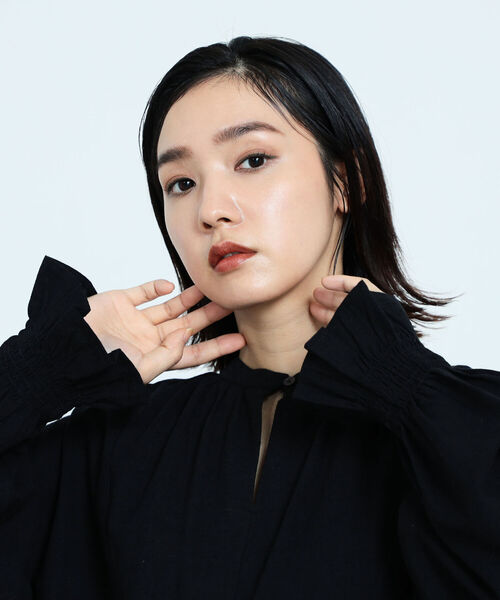 fredy emue(フレディエミュ)の「【セットアップ】ボレロニットセットワンピース(ワンピース・レディース・ブラック/オフホワイト・38)」の14枚目の写真