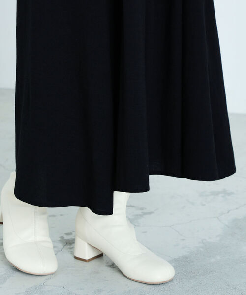 fredy emue(フレディエミュ)の「【セットアップ】ボレロニットセットワンピース(ワンピース・レディース・ブラック/オフホワイト・38)」の9枚目の写真