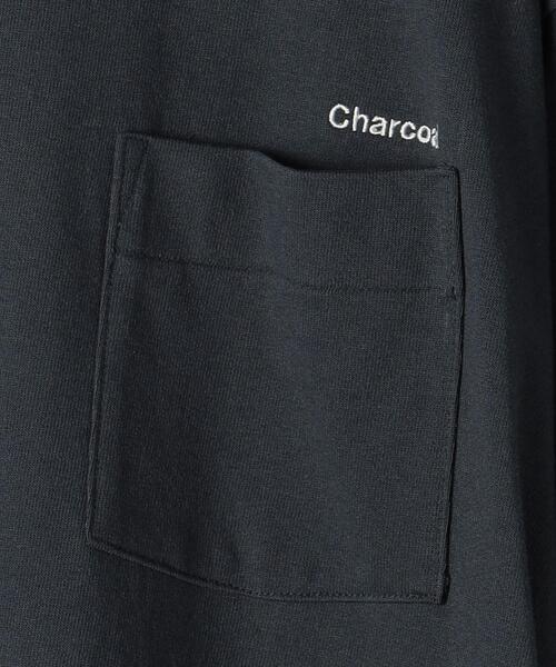Charcoal TOKYO（チャコールトーキョー）の「＜Charcoal TOKYO × AMERICANA＞ S/POCKET  LONG SLEEVE/カットソー（Tシャツ/カットソー・メンズ・ホワイト/ダークグレー・L/M）」の6枚目の写真
