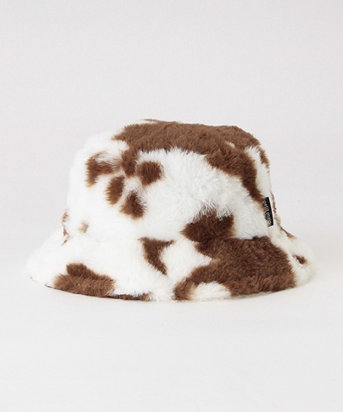 petit main（プティマイン）の「アニマルファーバケットハット（キャップ・キッズ・キャメル/ブラック/ライトベージュ・50cm/52cm/54cm）」の3枚目の写真