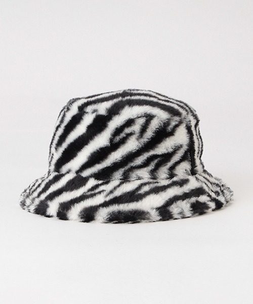 petit main（プティマイン）の「アニマルファーバケットハット（キャップ・キッズ・キャメル/ブラック/ライトベージュ・50cm/52cm/54cm）」の2枚目の写真