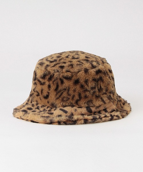 petit main（プティマイン）の「アニマルファーバケットハット（キャップ・キッズ・キャメル/ブラック/ライトベージュ・50cm/52cm/54cm）」の4枚目の写真