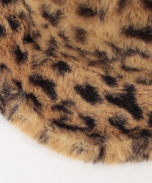 petit main（プティマイン）の「アニマルファーバケットハット（キャップ・キッズ・キャメル/ブラック/ライトベージュ・50cm/52cm/54cm）」の6枚目の写真