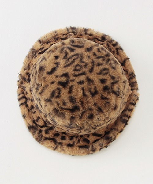 petit main（プティマイン）の「アニマルファーバケットハット（キャップ・キッズ・キャメル/ブラック/ライトベージュ・50cm/52cm/54cm）」の7枚目の写真