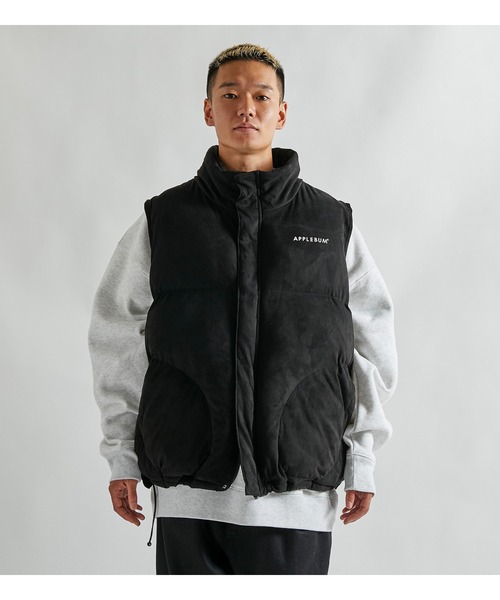 ジャケット・アウター APPLEBUMSynthetic Suede Innercotton Vest Synthetic Suede Innercotton Vest（ベスト）｜APPLEBUM（アップ