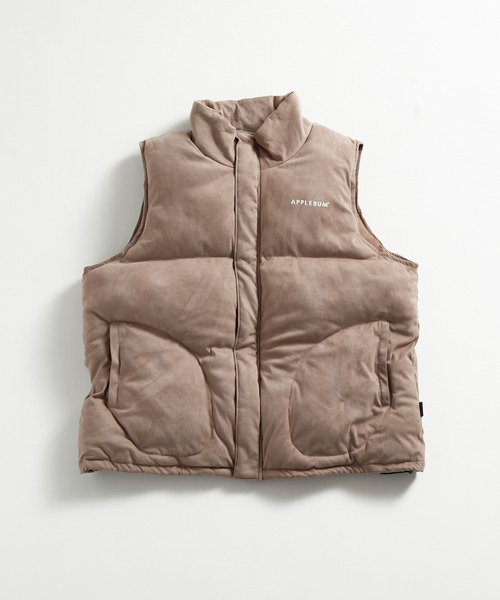 ジャケット・アウター APPLEBUMSynthetic Suede Innercotton Vest Synthetic Suede Innercotton Vest（ベスト）｜APPLEBUM（アップ