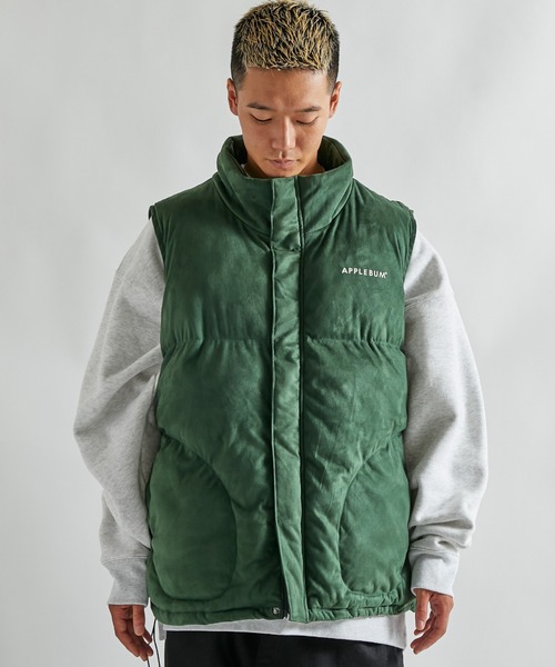 ジャケット・アウター APPLEBUMSynthetic Suede Innercotton Vest Synthetic Suede Innercotton Vest（ベスト）｜APPLEBUM（アップ