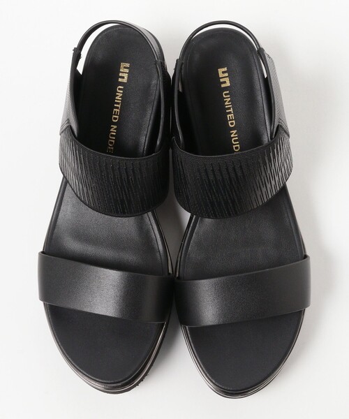 Ray BEAMS(レイビームス)の「UNITED NUDE / Rico Sandal(サンダル・レディース・ブラック/ライトグレー・36/37/38/39)」の5枚目の写真
