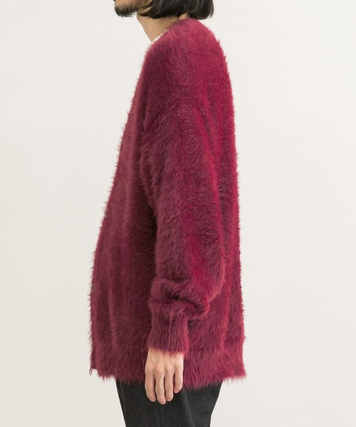 URBAN RESEARCH（アーバンリサーチ）の「URBAN RESEARCH iD　シャギーファーニットカーディガン（カーディガン/ボレロ・メンズ・ネイビー/キャメル/レッド系その他・MEDIUM/LARGE）」の13枚目の写真