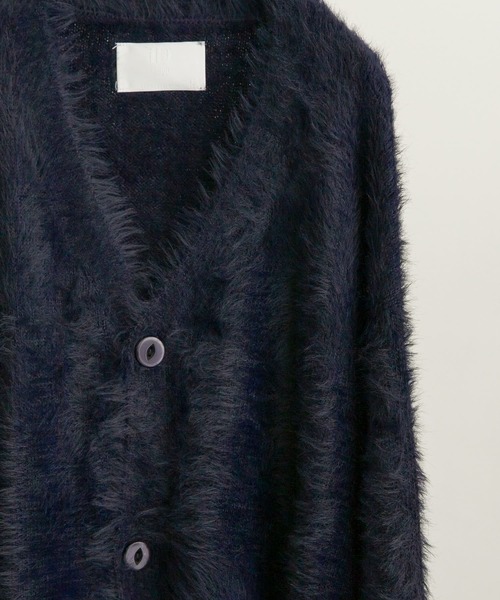 URBAN RESEARCH（アーバンリサーチ）の「URBAN RESEARCH iD　シャギーファーニットカーディガン（カーディガン/ボレロ・メンズ・ネイビー/キャメル/レッド系その他・MEDIUM/LARGE）」の11枚目の写真