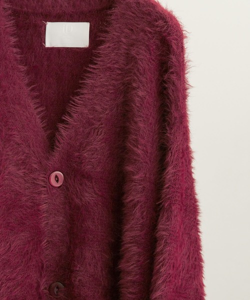 URBAN RESEARCH（アーバンリサーチ）の「URBAN RESEARCH iD　シャギーファーニットカーディガン（カーディガン/ボレロ・メンズ・ネイビー/キャメル/レッド系その他・MEDIUM/LARGE）」の9枚目の写真