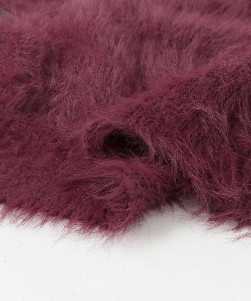 URBAN RESEARCH（アーバンリサーチ）の「URBAN RESEARCH iD　シャギーファーニットカーディガン（カーディガン/ボレロ・メンズ・ネイビー/キャメル/レッド系その他・MEDIUM/LARGE）」の4枚目の写真