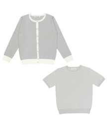 TOKYO SHIRTS | ビジュー配色 アンサンブルニット(アンサンブル)