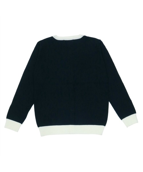 TOKYO SHIRTS（トウキョウシャツ）の「ビジュー配色 アンサンブルニット（アンサンブル・レディース・ネイビー/トップグレー・M/L）」の15枚目の写真