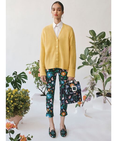 kate spade new york(ケイトスペード ニューヨーク)の「リブニット カーディガン(カーディガン/ボレロ・レディース・イエロー・X-SMALL)」の8枚目の写真