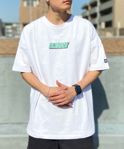 ELEMENT(エレメント)の「ELEMENT/エレメント DIGITAL OUTDOOR SS バックプリント ビックシルエット BD021-251(Tシャツ/カットソー・メンズ・ブラック/ホワイト/イエロー・L/M/XL)」の15枚目の写真