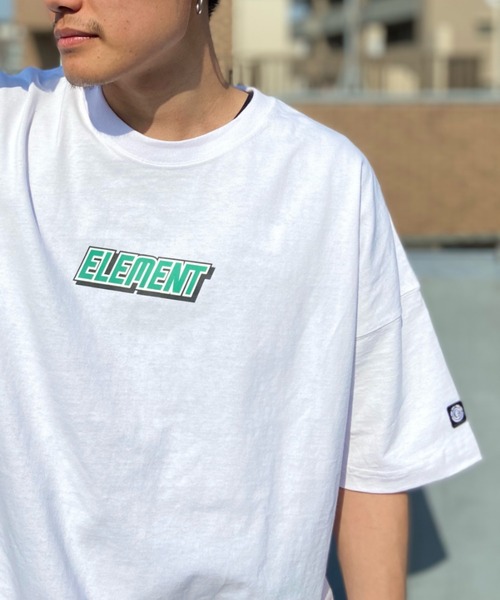 ELEMENT(エレメント)の「ELEMENT/エレメント DIGITAL OUTDOOR SS バックプリント ビックシルエット BD021-251(Tシャツ/カットソー・メンズ・ブラック/ホワイト/イエロー・L/M/XL)」の16枚目の写真