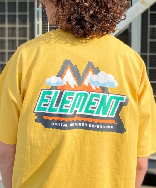 ELEMENT(エレメント)の「ELEMENT/エレメント DIGITAL OUTDOOR SS バックプリント ビックシルエット BD021-251(Tシャツ/カットソー・メンズ・ブラック/ホワイト/イエロー・L/M/XL)」の13枚目の写真