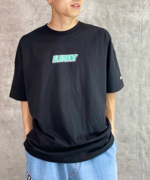 ELEMENT(エレメント)の「ELEMENT/エレメント DIGITAL OUTDOOR SS バックプリント ビックシルエット BD021-251(Tシャツ/カットソー・メンズ・ブラック/ホワイト/イエロー・L/M/XL)」の20枚目の写真