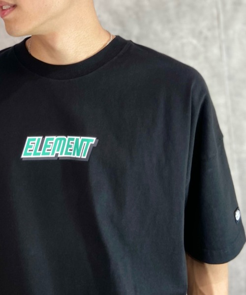 ELEMENT(エレメント)の「ELEMENT/エレメント DIGITAL OUTDOOR SS バックプリント ビックシルエット BD021-251(Tシャツ/カットソー・メンズ・ブラック/ホワイト/イエロー・L/M/XL)」の22枚目の写真