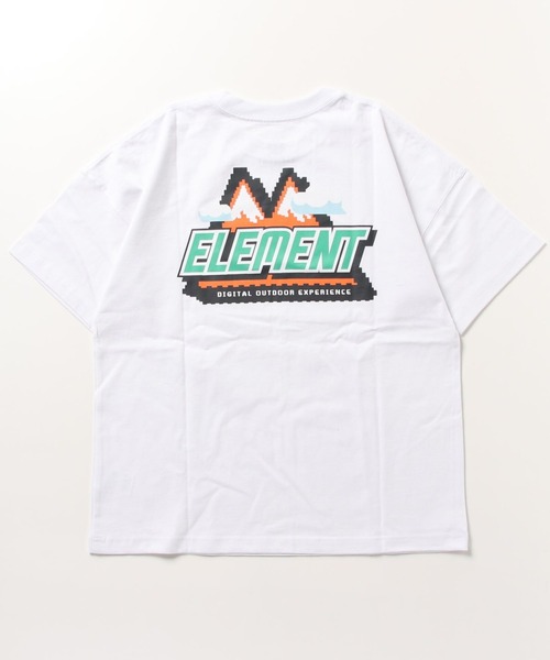 ELEMENT(エレメント)の「ELEMENT/エレメント DIGITAL OUTDOOR SS バックプリント ビックシルエット BD021-251(Tシャツ/カットソー・メンズ・ブラック/ホワイト/イエロー・L/M/XL)」の8枚目の写真