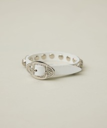 【TOGA PULLA(トーガプルラ)】メタルレザーバングル