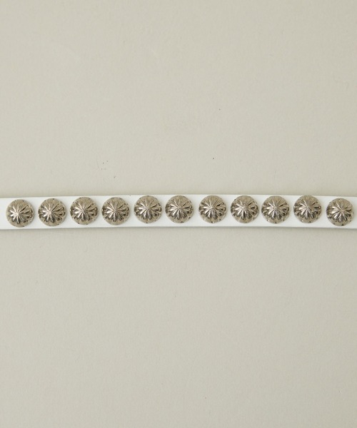 TOGA（トーガ）の「【TOGA PULLA(トーガプルラ)】メタルレザーバングル（バングル/リストバンド・レディース・ホワイト/ブラック・FREE）」の10枚目の写真