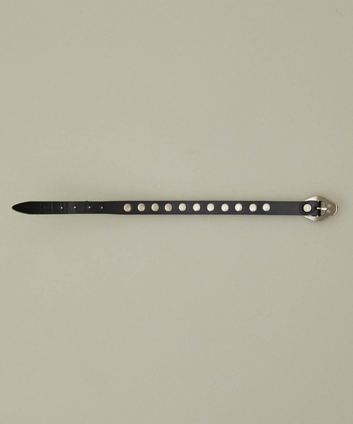 TOGA（トーガ）の「【TOGA PULLA(トーガプルラ)】メタルレザーバングル（バングル/リストバンド・レディース・ホワイト/ブラック・FREE）」の19枚目の写真