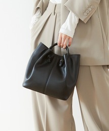 【雑誌掲載】【TREASURE TOPKAPI/トプカピ トレジャー】 スプリットレザー フロントタック ショルダー バッグ